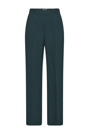 slim regular waist casual broek grijsblauw