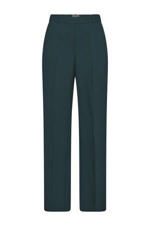 slim regular waist casual broek grijsblauw