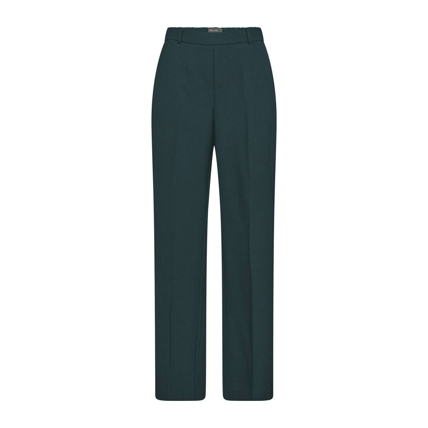 Mos Mosh slim regular waist casual broek grijsblauw