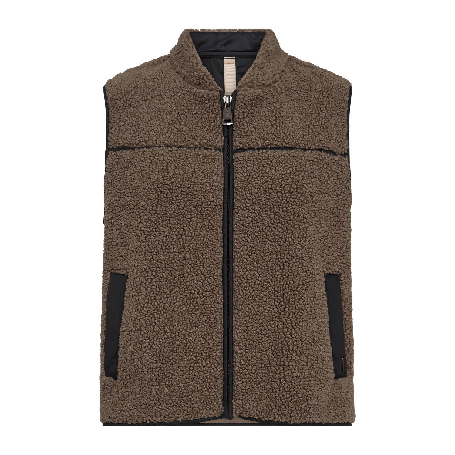 Mos Mosh gilet bruin
