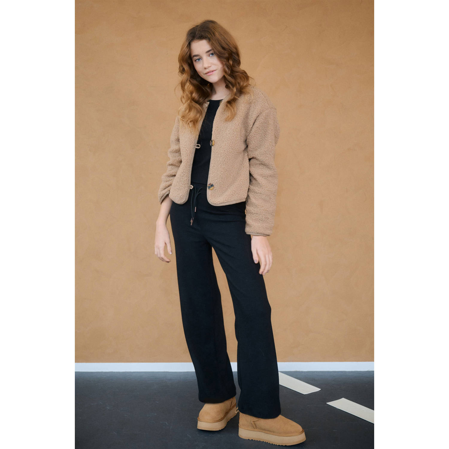 NoBell regular casual broek zwart