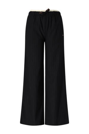 regular casual broek zwart