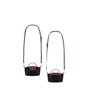 crossbody tas zwart/bruin