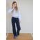 NoBell’ regular casual broek donkerblauw