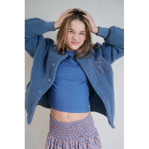 NoBell’ teddy sweatvest blauw afbeelding
