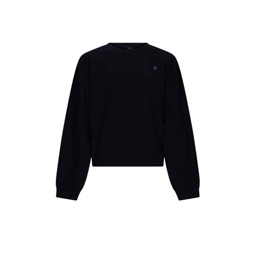 NoBell’ sweater met backprint donkerblauw afbeelding