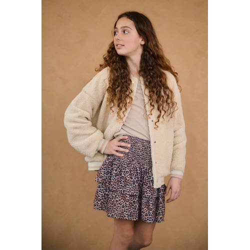 NoBell’ teddy sweatvest ecru afbeelding