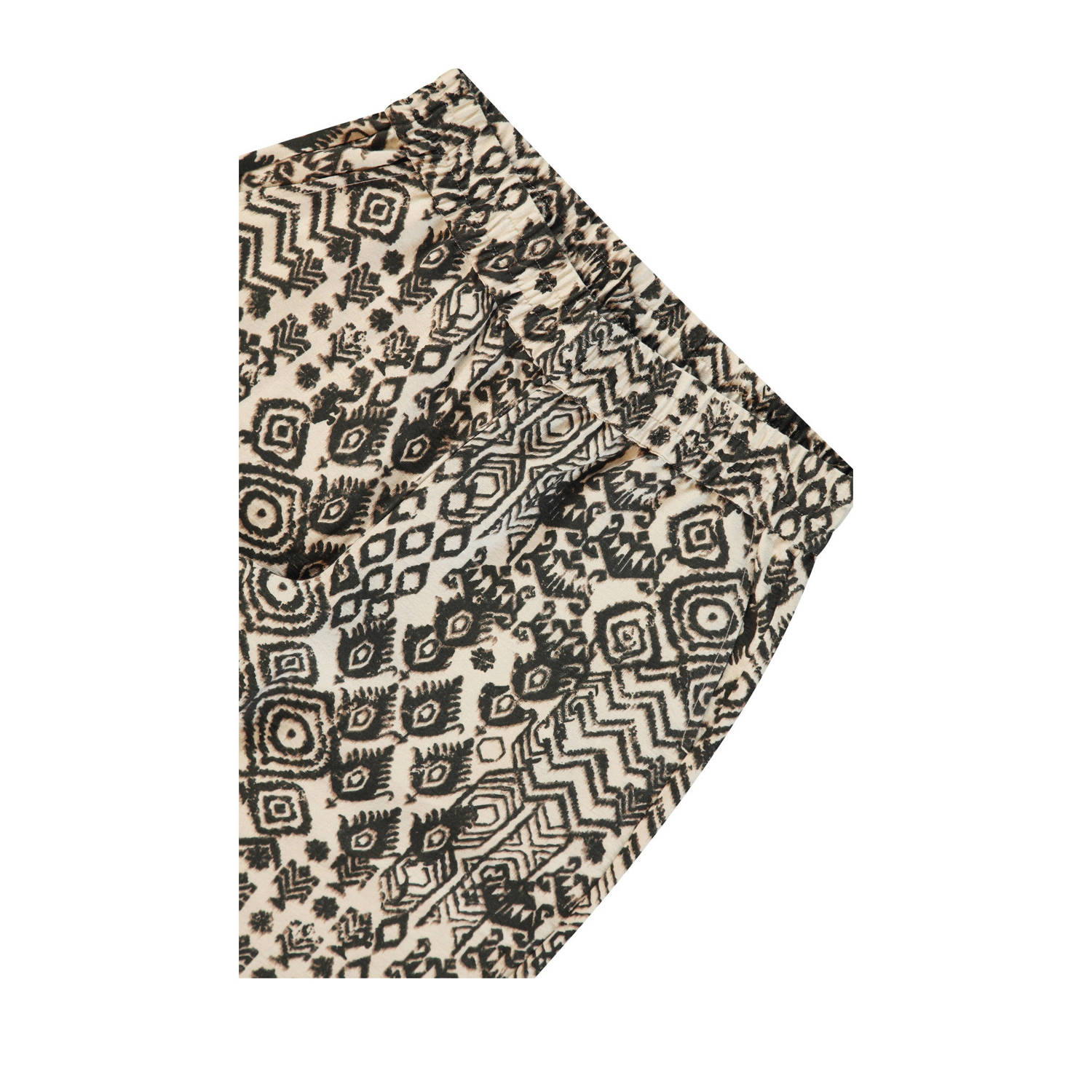 Expresso wide leg high waist broek zwart