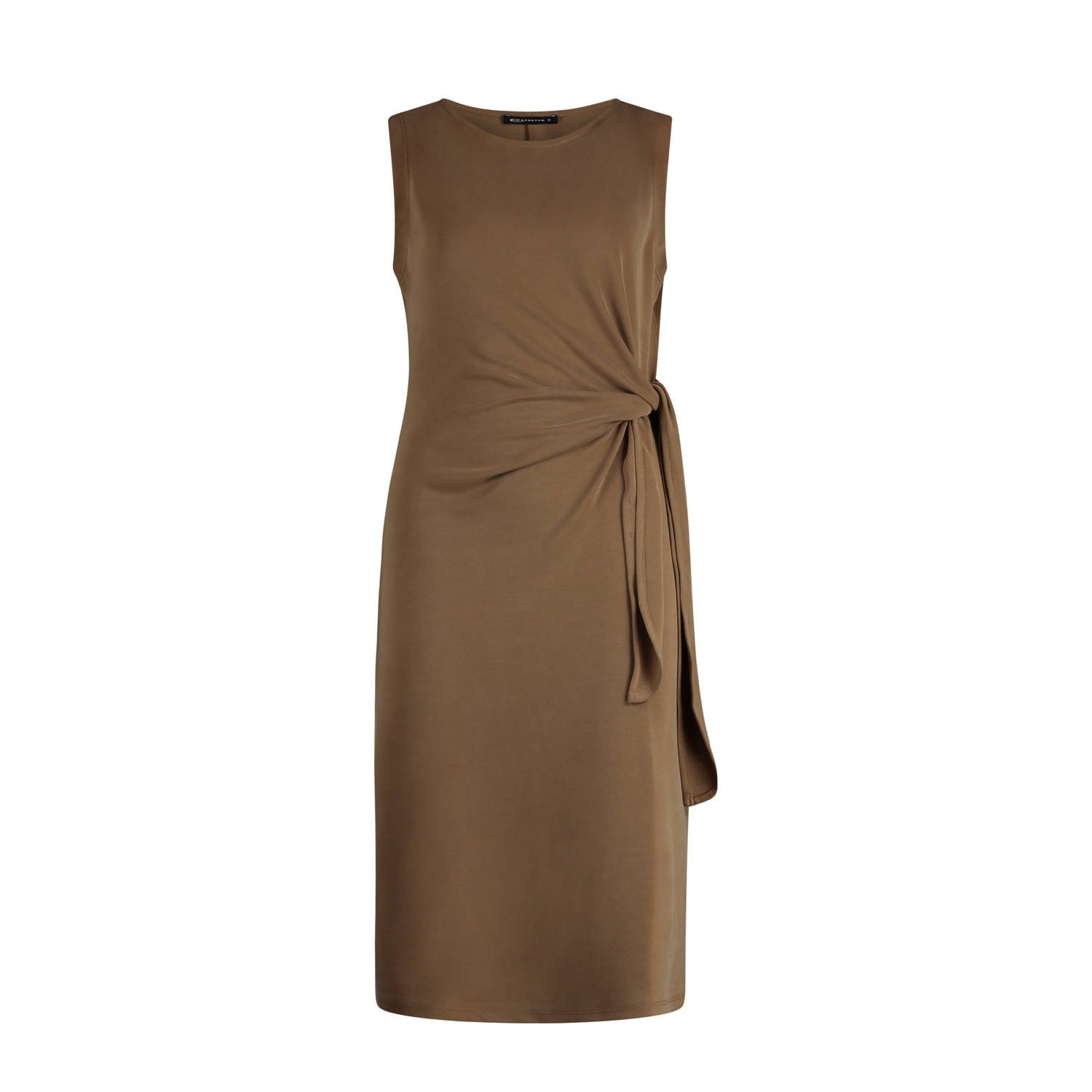 Expresso midi jurk kaki