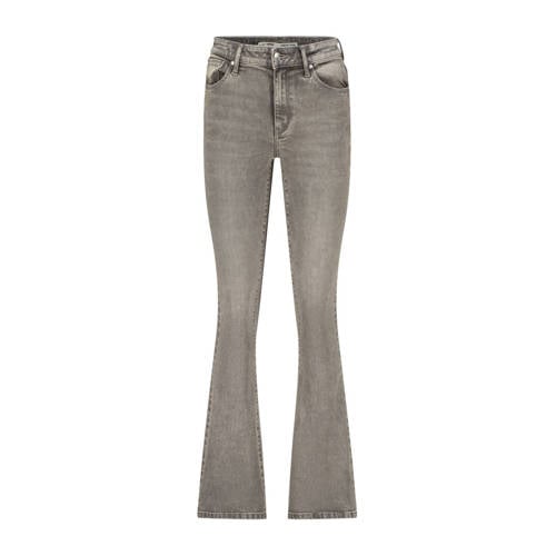 Raizzed flared jeans grey denim afbeelding