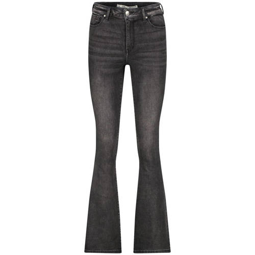 Raizzed flared jeans grey denim afbeelding