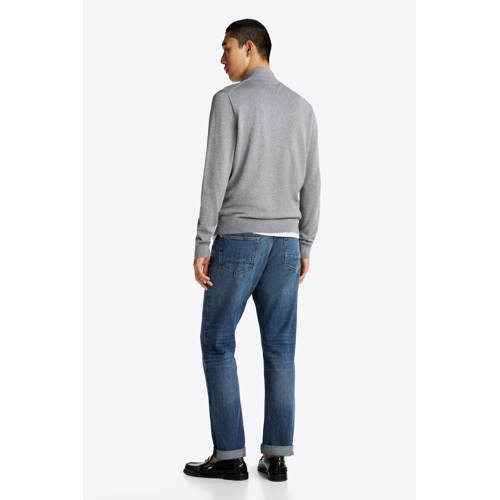 Tommy Hilfiger trui fijn gebreid grijs afbeelding