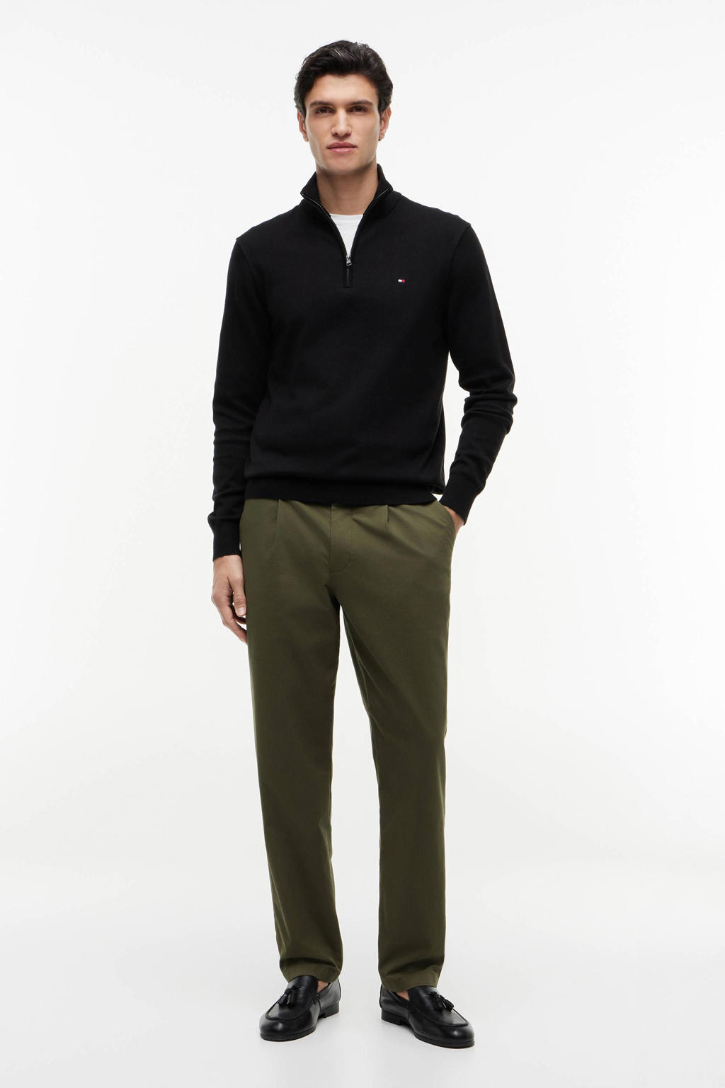 Tommy Hilfiger trui fijn gebreid zwart