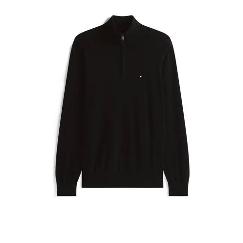 Tommy Hilfiger trui fijn gebreid zwart afbeelding