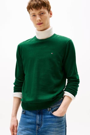 pullover fijn gebreid groen
