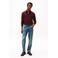 Tommy Hilfiger regular polo donkerrood