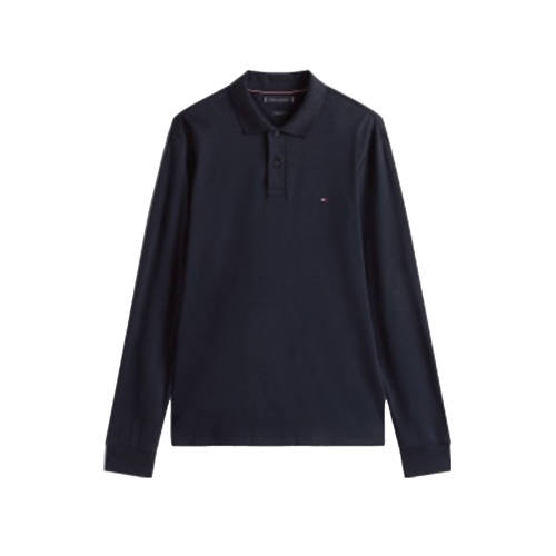 Tommy Hilfiger regular polo donkerblauw afbeelding
