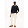 Tommy Hilfiger gebreide trui met textuur donkerblauw