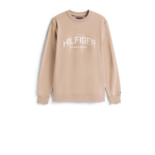 Tommy Hilfiger sweater taupe afbeelding