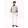 Tommy Hilfiger pullover met textuur lichtgrijs