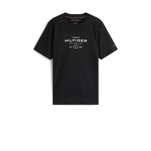 Tommy Hilfiger regular T-shirt zwart afbeelding