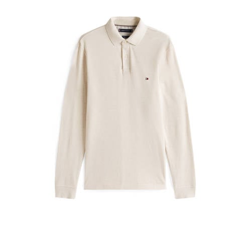 Tommy Hilfiger regular polo ecru afbeelding