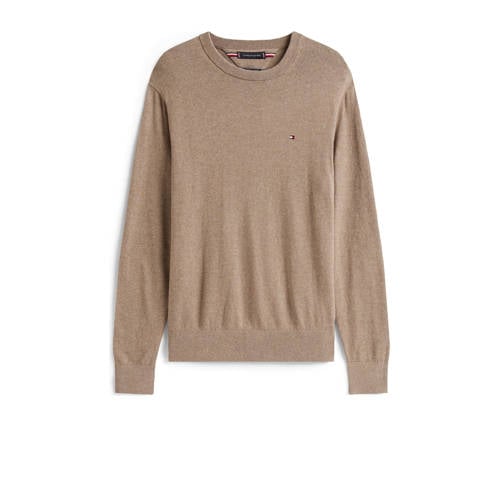 Tommy Hilfiger gebreide trui taupe afbeelding
