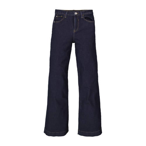 Garcia wide leg jeans dark blue denim afbeelding