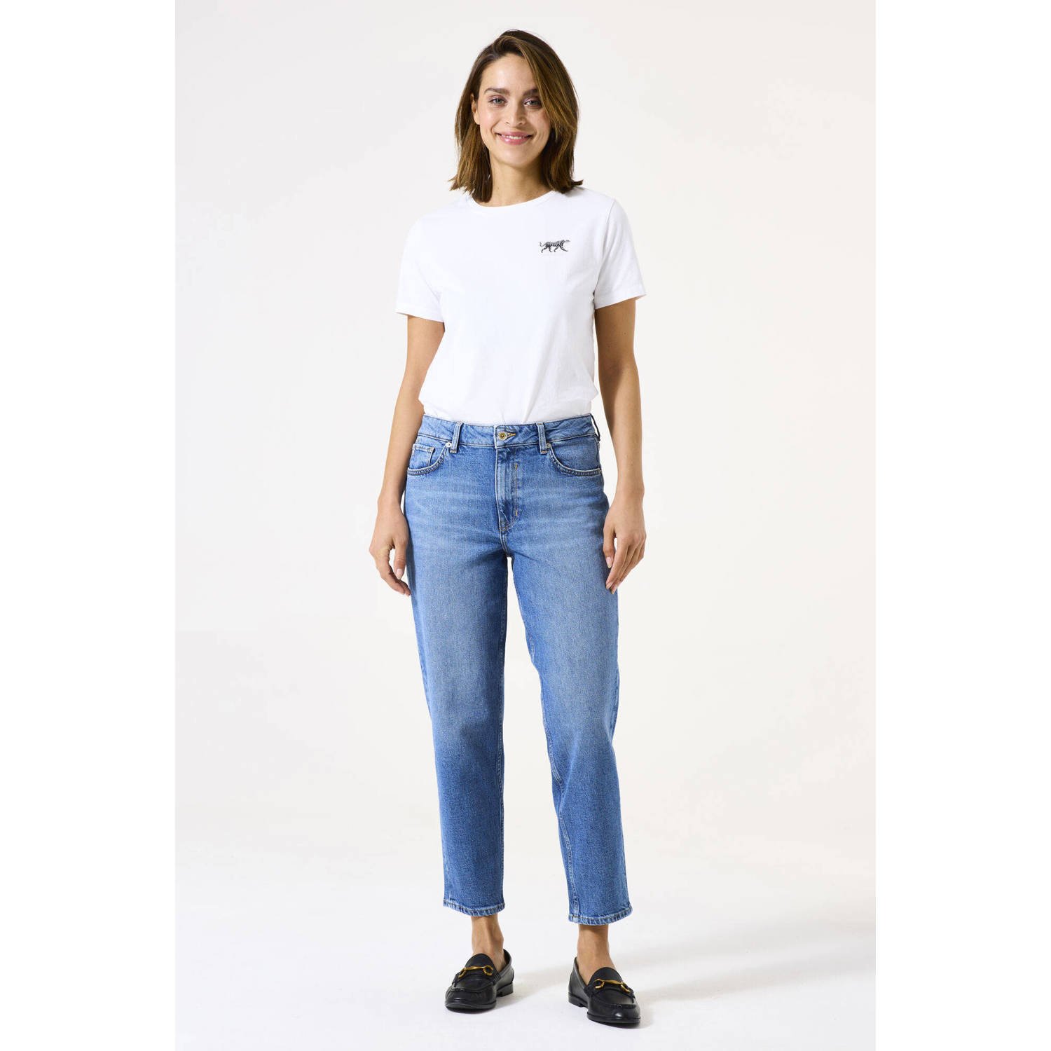 Garcia mom jeans light blue denim