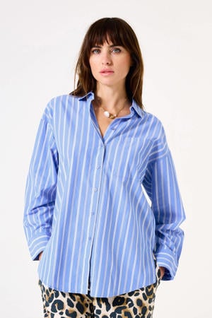 blouse blauw