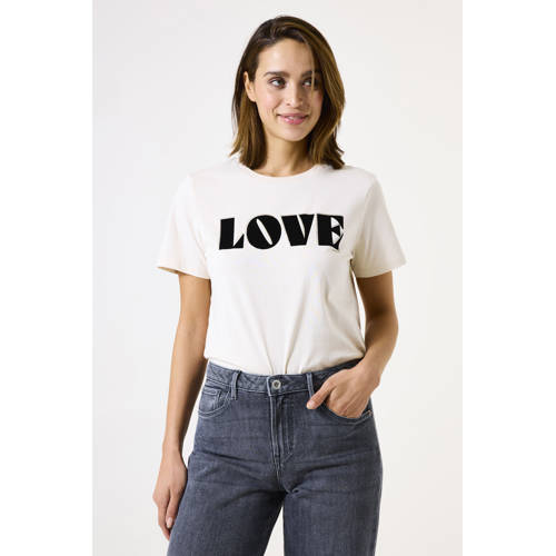 Garcia T-shirt wit afbeelding
