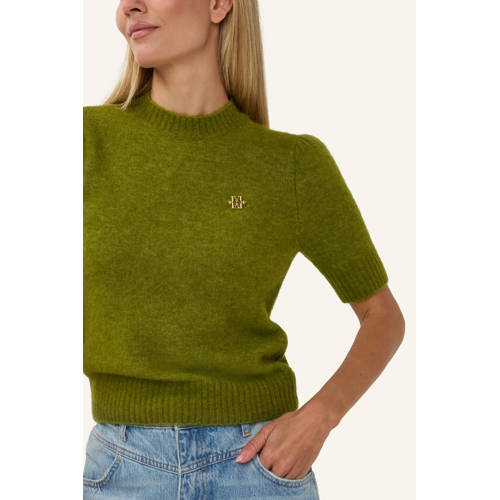JOSH V wollen top groen afbeelding