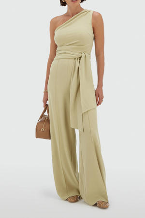 fitted jumpsuit lichtgroen