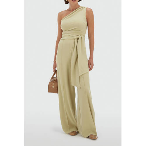 JOSH V fitted jumpsuit lichtgroen afbeelding