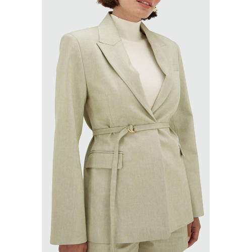 JOSH V getailleerde blazer beige afbeelding