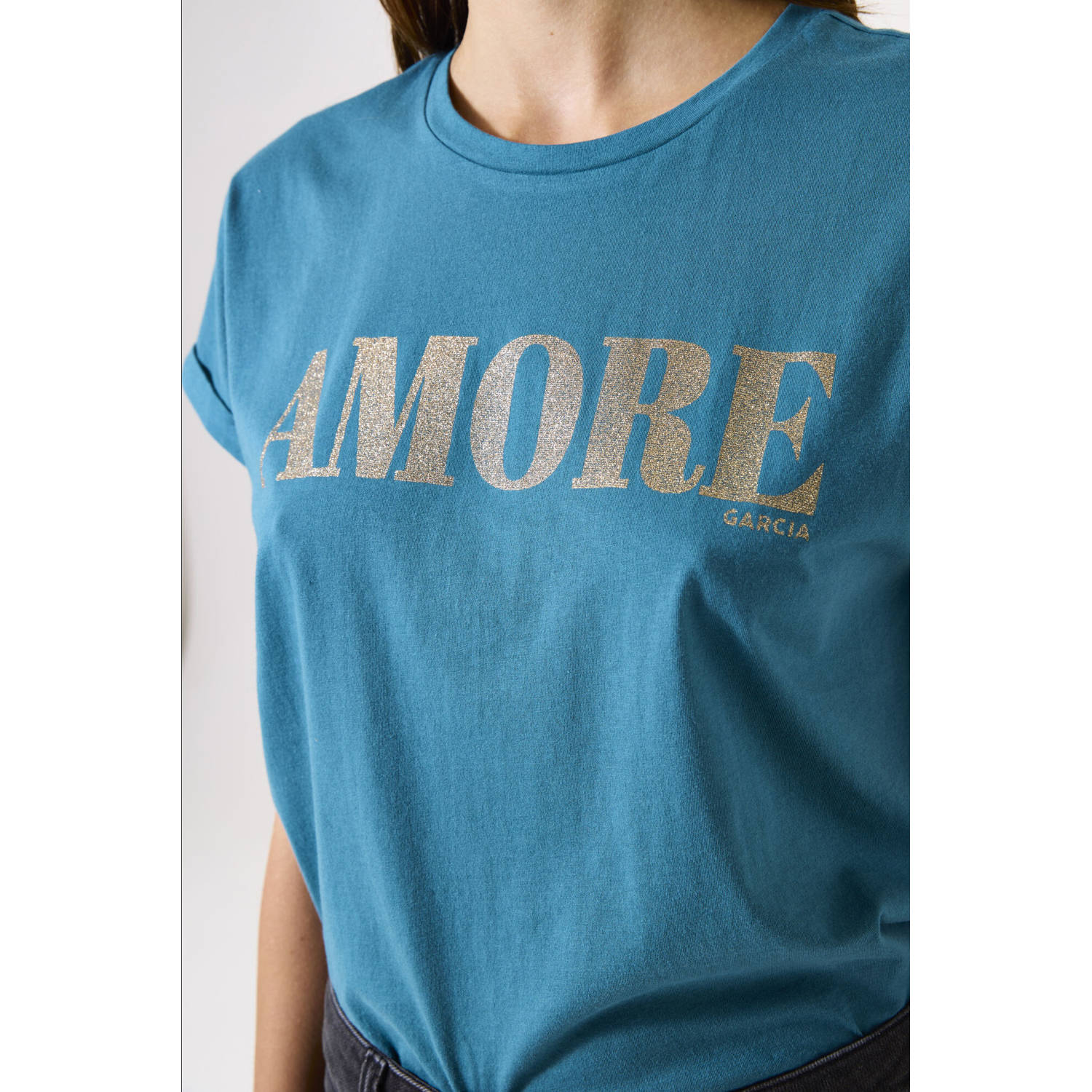 Garcia T-shirt blauw