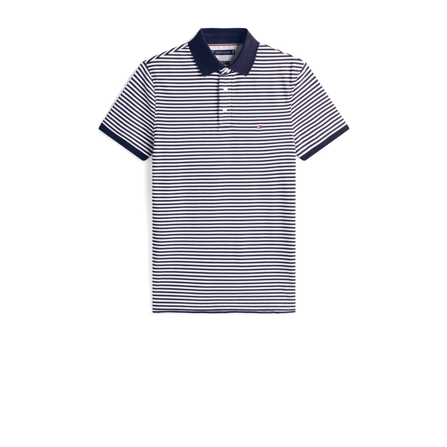 Tommy Hilfiger Slim fit poloshirt van een mix van katoen en elastaan