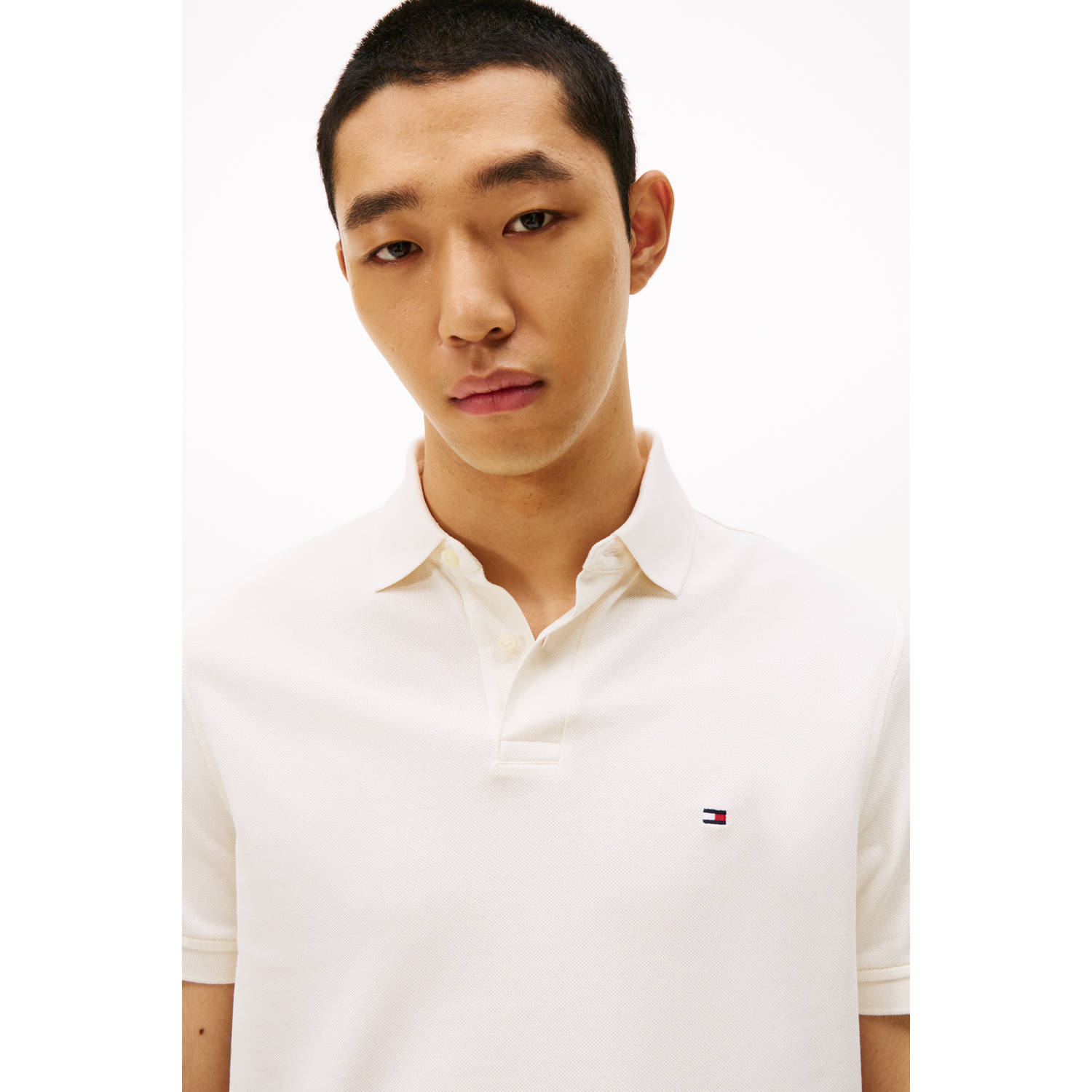Tommy Hilfiger regular polo ecru