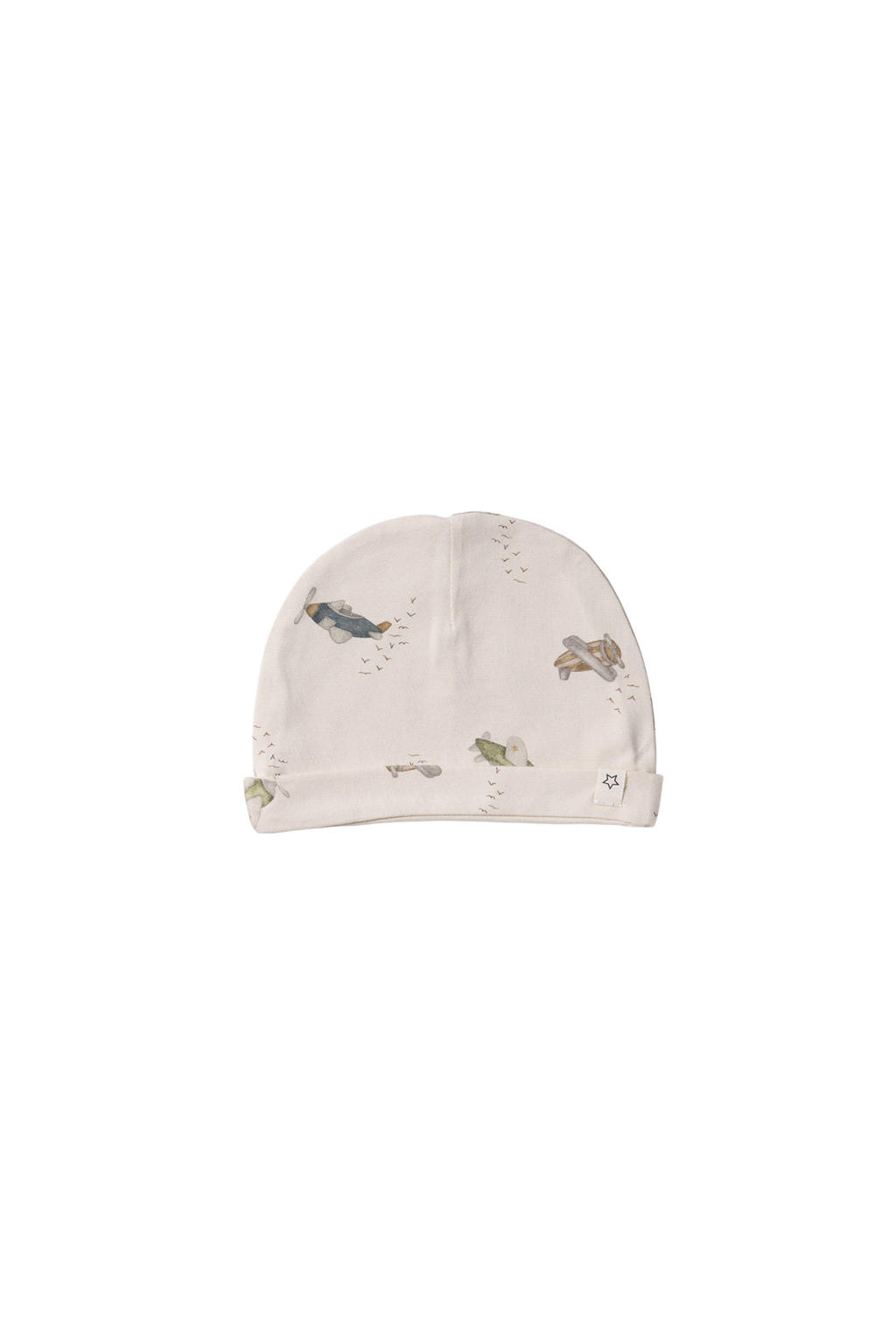 Your Wishes babymuts met all over print ecru