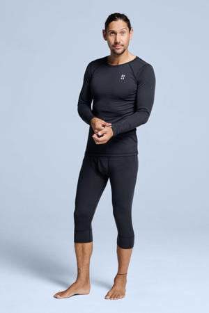 thermobroek 3/4 Merino zwart