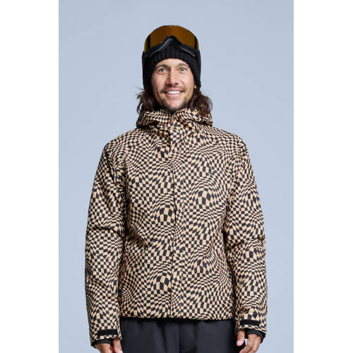 Poederbaas ski jas Arty beige afbeelding