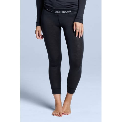 Poederbaas thermobroek Merino zwart afbeelding
