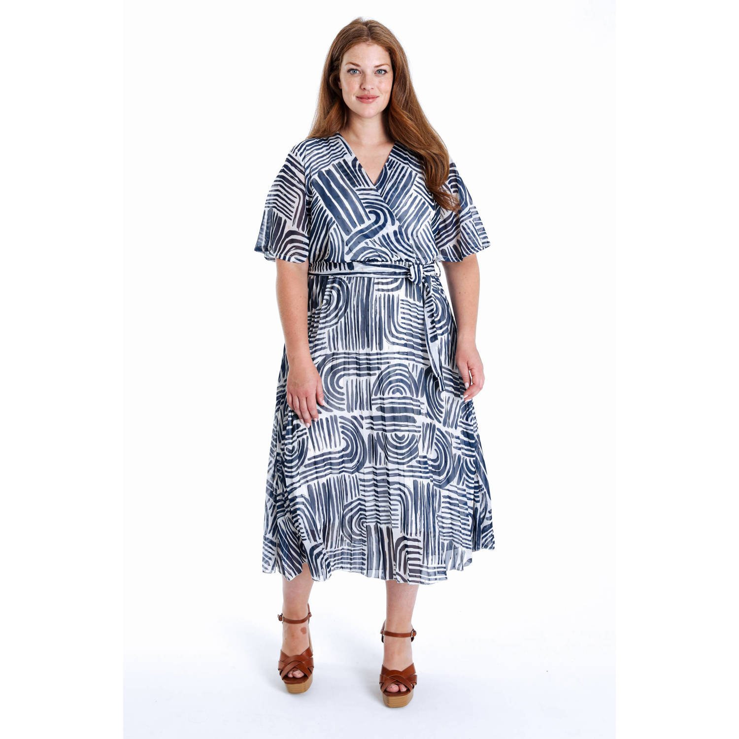Paprika zomerjurk blauw