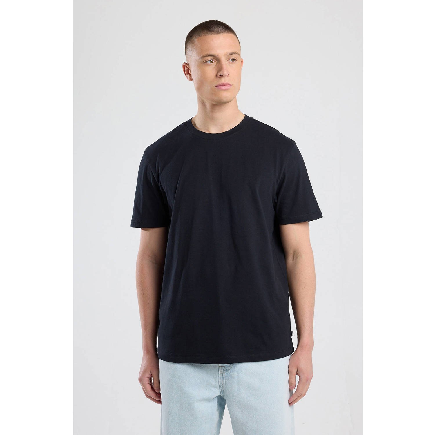 America Today regular T-shirt zwart