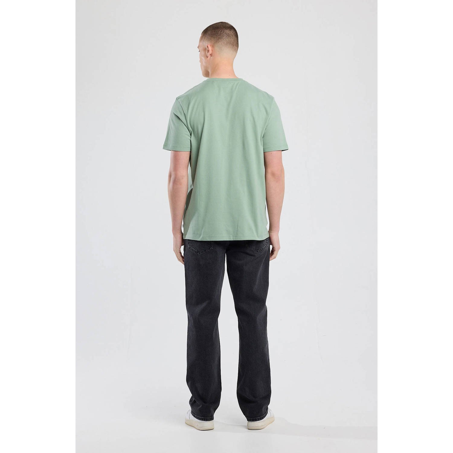 America Today regular T-shirt groen