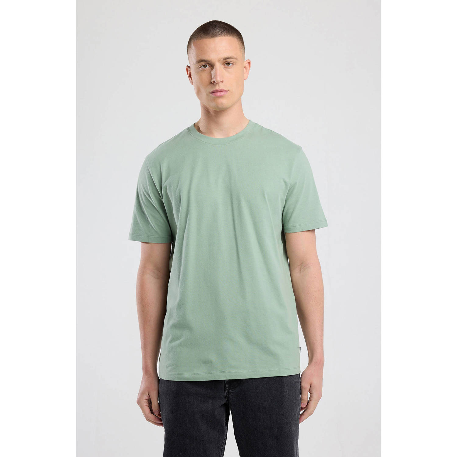America Today regular T-shirt groen