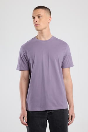 regular T-shirt paars