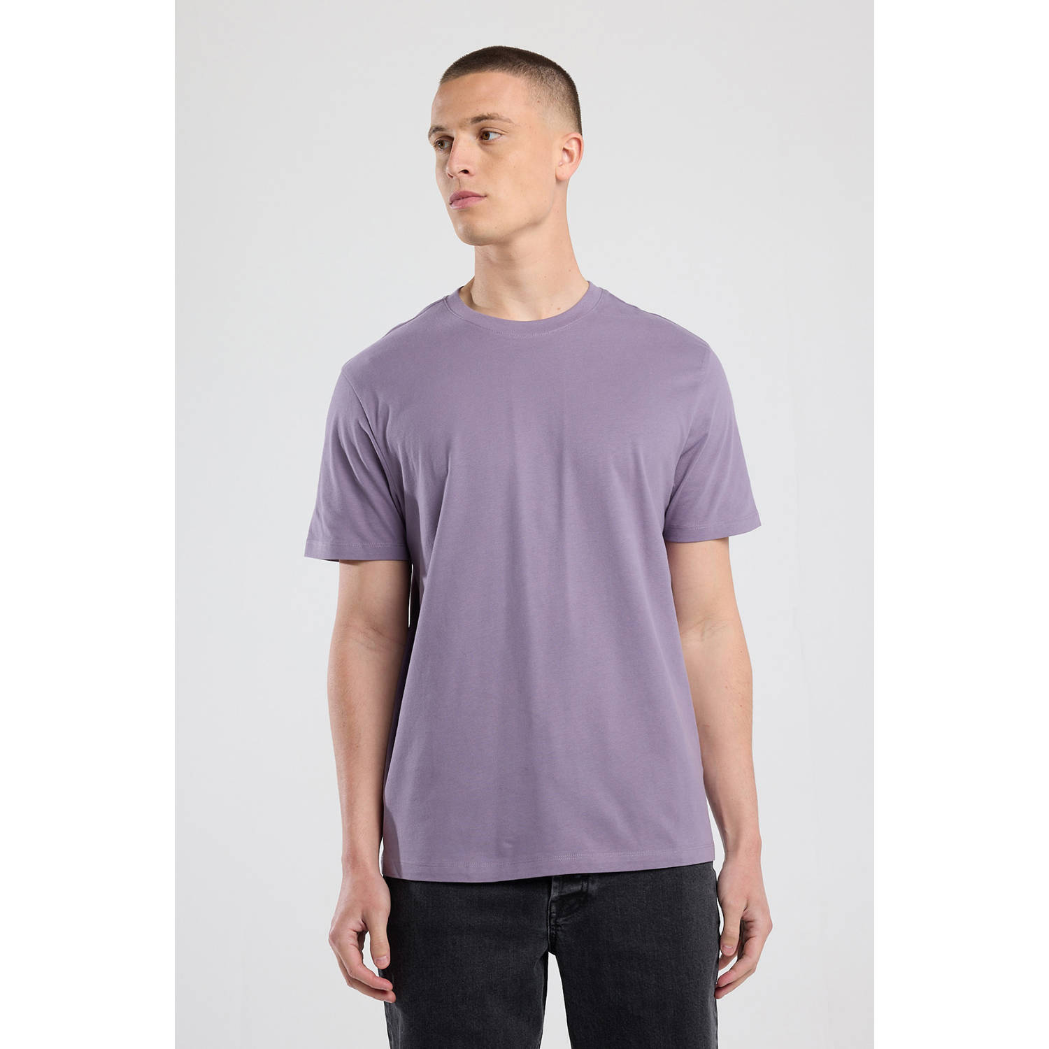 America Today regular T-shirt paars