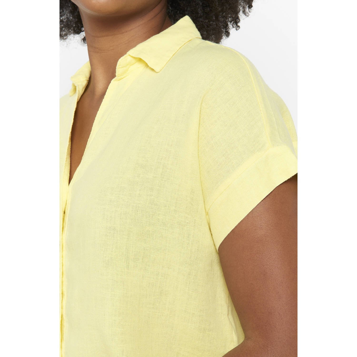 LOLALIZA linnen blouse geel