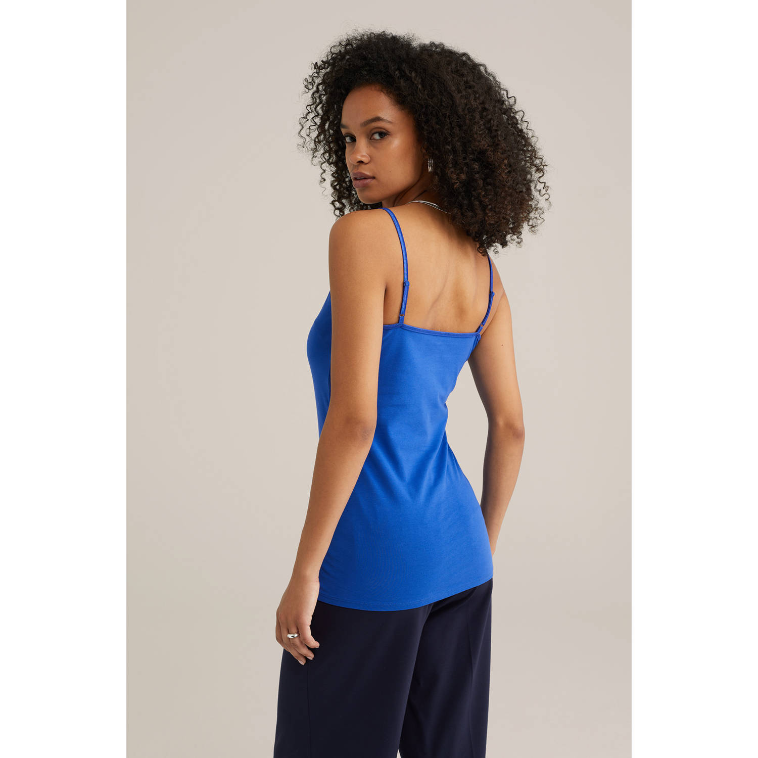 WE Fashion singlet blauw